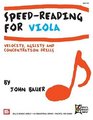 Speed Reading For Viola Velocity Agility  Concentration Drills