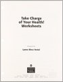 Take Charge of Your Health Worksheets