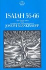 Isaiah 56-66 (The Anchor Yale Bible Commentaries)