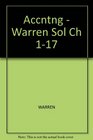 Accntng  Warren Sol Ch 117