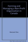 Forming and Managing a NonProfit Organization in Canada