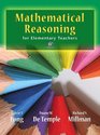 Mathematical Reasoning for Elementary School Teachers plus MyMathLab/MyStatLab  Access Card Package