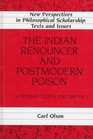 The Indian Renouncer and Postmodern Poison A CrossCultural Encounter