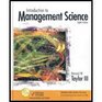Introduction to Management Science and Student CD Package Eighth Edition