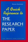 A Quick Reference to Research Paper