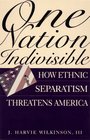 One Nation Indivisible How Ethnic Separatism Threatens America