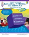 MonthbyMonth Reading Writing and Phonics for Kindergarten Second Edition