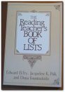 The reading teacher's book of lists