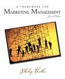A Framework for Marketing Management AND Marketing Plan a Handbook