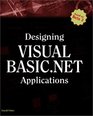 Designing Visual BasicNet Applications