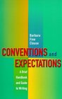 Conventions  Expectations A Brief Handbook and Guide to Writing