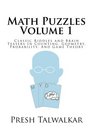 Math Puzzles Volume 1 Classic Riddles and Brain Teasers In Counting Geometry Probability And Game Theory