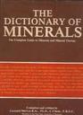 Dictionary of Minerals The Complete Guide to Mineral Therapy