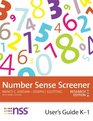 Number Sense Screener  K1 Research Edition