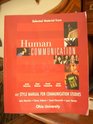 Human Communication and Style Manual for Communication Studies