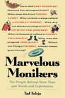 Marvelous Monikers The People Behind More Than 400 Words and Expressions