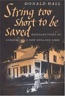 String Too Short to Be Saved (Nonpareil Books, No. 5)