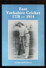 East Yorkshire Cricket 17781914
