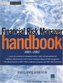 Financial Risk Manager Handbook 20012002