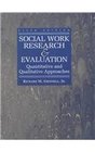 Social Work Research and Evaluation