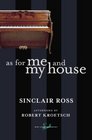 As for Me and My House (New Canadian Library)