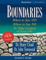 Boundaries Leader's Guide