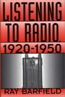 Listening to Radio 19201950
