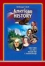 American History StandardsBased Assessment