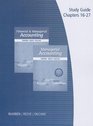 Study Guide Volume 2 for Warren/Reeve/Duchac's Managerial Accounting 12th and Financial  Managerial Accounting 12th