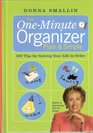 The One-Minute Organizer: Plain & Simple
