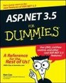 ASPNET 35 For Dummies