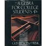 Algebra for College Students with Study Guide Sampler 5th