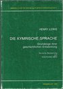 Die kymrische Sprache Grundzuge ihrer geschichtlichen Entwicklung