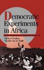 Democratic Experiments in Africa  Regime Transitions in Comparative Perspective