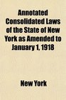 Annotated Consolidated Laws of the State of New York as Amended to January 1 1918