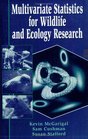 Multivariate Statistics for Wildlife and Ecology Research