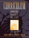 Curriculum Foundations Principles and Issues