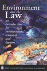 Environment and the Law An Introduction for Environmental Scientists and Lawyers