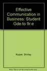 Effective Communication in Business Student Gdeto 9re