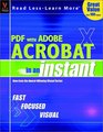 PDF with Adobe Acrobat X In an Instant