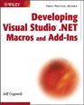 Developing Visual Studio NET Macros and AddIns