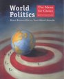 World Politics  The Menu for Choice