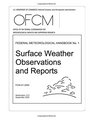 Surface Weather Observations and Reports FEDERAL METEOROLOGICAL HANDBOOK No 1