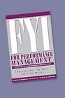 FYI For Performance Management For Managers Coaches and Individuals