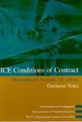 ICE Conditions of Contract Measurement Version 7th edition  Guidance Notes