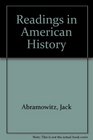 Readings in American History