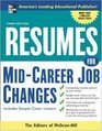 Resumes for MidCareer Job Changes 3rd edition