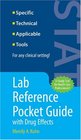 Lab Reference Pocket Guide with Drug Effects