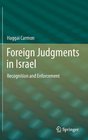 Foreign Judgments in Israel Recognition and Enforcement