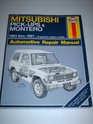 Mitsubishi Pickups  Montero 1983 Thru 1991